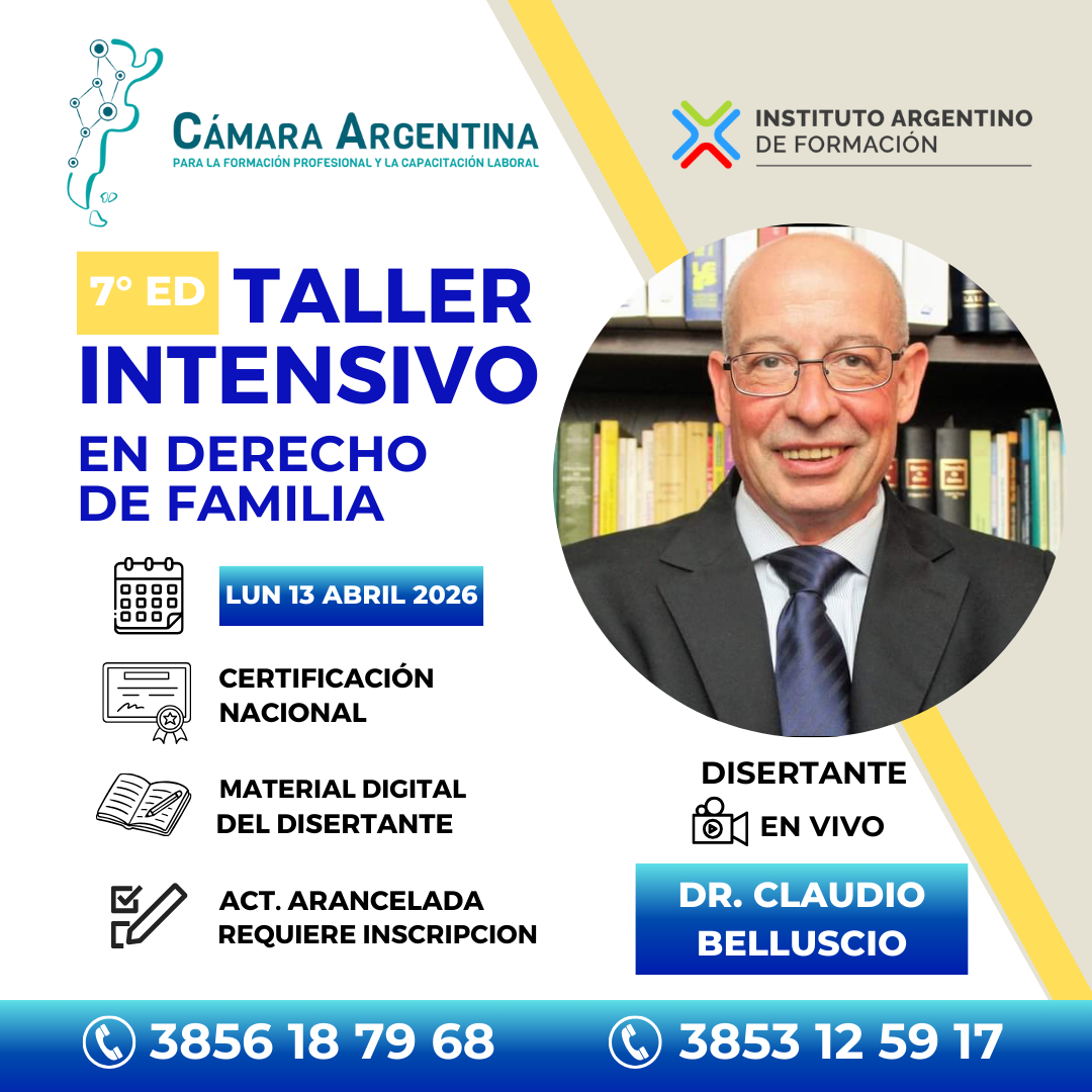 7 ED. TALLER INTENSIVO EN DERECHO DE FAMILIA